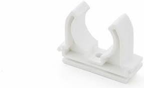 Держатель трубы белый 40 одинарн (Pro Aqua) №09014