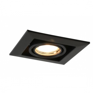 Свет-к встраив (1*GU10) черн/металл Arte Lamp Cardani Piccolo A5941PL-1BK №06809