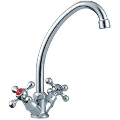 Смеситель Frap д/кухни с мах Крест F4008 №03805
