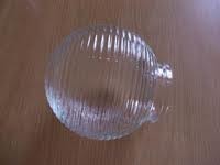 Плафон "шар" стекло Д-150мм (кольца) №01794