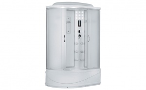 Кабина душ акрил 120*80*215 с крышей (выс/поддон) правая гидро ER3412TPR-C3 Erlit (Китай) №02866