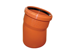 Отвод ПП НПВХ ДУ-160*15` уличный рыжий №07321