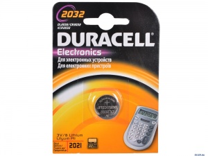 Элемент питания CR 2032 Duracell/Varta №02249