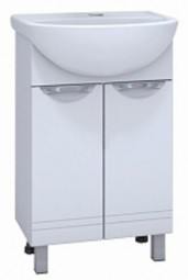 Тумба н/пол под раков 55см белая "Уют-55" Кензо 550 (Россия) №10379