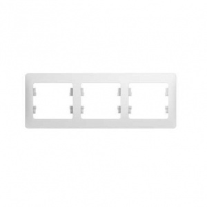 Рамка 3 м "Glossa" гориз (бел) GSL000103 SchE №02907