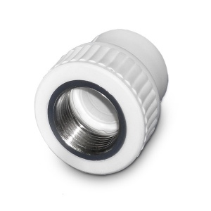 Муфта белая PPRC комбинир.ВР 25*3/4 (Pro Aqua) №02367
