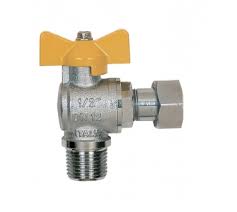 Кран ГАЗ шаровой 1/2" г/г бабочка Галлоп №05713