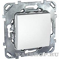 Розетка 1м СП Unica ЕС (бел) с/шт с крышк MGU5.037.18ТАZD SchE №01059