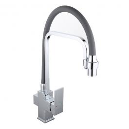 Смеситель Gappo д/кухни шар (с гиб/изл и подкл фильтра воды) хром G4398-4 №02748