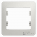 Рамка 1м "Glossa" (перламутр) GSL000601 SchE №03724