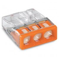 Соедин д/проводов WAGO 3*0,5-2,5 Cu/Al 2273-243 №01057