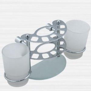 ДЗЩ к стене с ЗП+ 5 щеток+ 2кольца (стекло) "0000" 0039-4 №05512