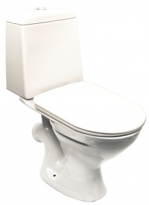 Унитаз-комп Cersanit "Rich" косой (сиденье полипроп) 3/6л ниж/под №03394