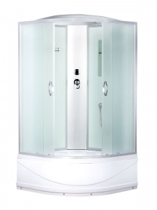 Кабина душ акрил 90*90*215 с крышей (поддон43см) ER3509TP-C3 Erlit (Китай) №08248