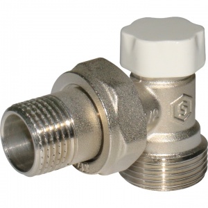 Клапан д/радиат 1/2*3/4" ЕК угловой Stout №08628