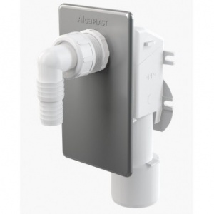 Сифон для СМА встраив хром APS3 AlcaPlast (Чехия) №00495