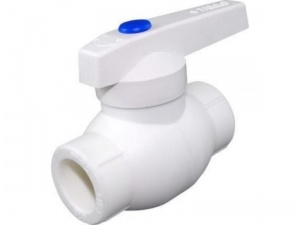 Кран белый PPRC шаровой 25 (Pro Aqua) №00994