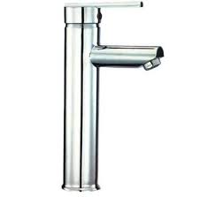 Смеситель Frap д/ум шар высокий (излив 19см) F1052-15 белый №04625