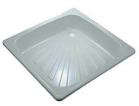 Поддон душевой сталь 80*80*15см квадрат №07017