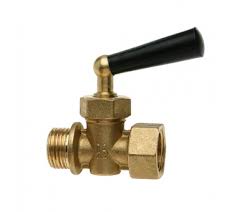 Кран ГАЗ шаровой 1/2" г/г ручка Галлоп №05748