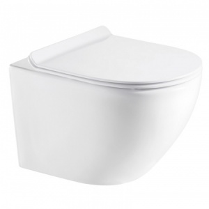 Унитаз подвесной Azario Grado AZ-0046-UQ3 б/ободк дюро soft-close (Китай) №02869