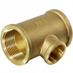 Тройник лат 1"-1/2"-1" г/г/г TIM №11104