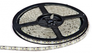 Лента светод 3528 (120 LED) 12V 1м силик желтый №07107