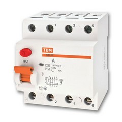 УЗО TDM ВД1-63 4п 63А 30мА №06643