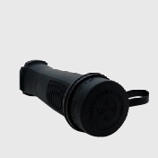 Розетка силовая прям 16А 250В 2Р+РЕ (каучук) IP44 №02503