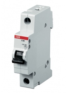 Выключ автомат 1п 16А C 6кА S201 ABB №04987