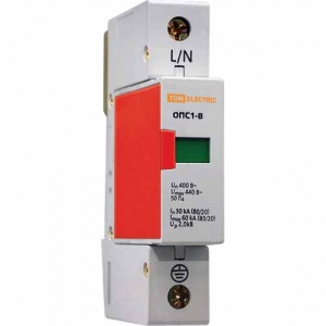 Ограничитель имп. перенапр. ОПС1-В 1п 400В 30-60кА TDM №07353