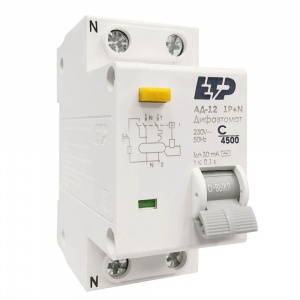 Диф. автомат АД-12 2п 32А 30ма ETP №10340