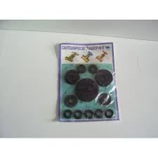 Набор прокладок №6 (для вентилей Ду15-Ду40) резина 12шт №04577