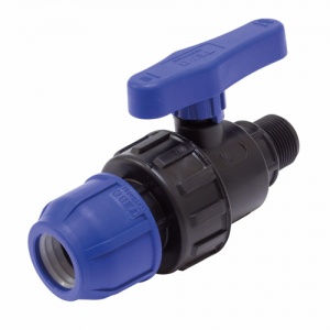 Кран шаровой ПНД 32*1" ц/ш №06912