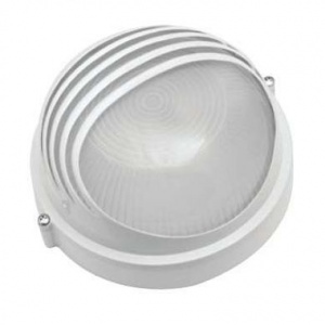 Светильник НПБ 1107 (бел) кругл/ресн 100W * №00857
