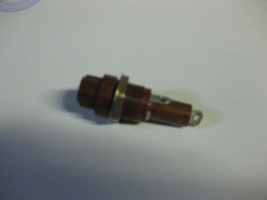 Держатель ДВП 4-3 д/предохр 6*30мм (карболит) №07465