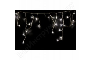 Гирлянда 120 св/д "Бахрома" белая 8реж 1,8м*0,5м IP20 NEON-NIGHT №03422