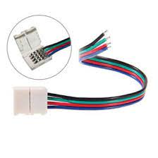 Коннектор зажим-провод(15см) 4конт д/св/д/ленты SMD5050 RGB №07329