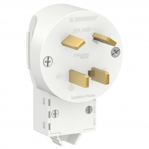Вилка силовая СП 32А 400В 3Р+N (4штыря) IP20 Blanca SchE №05590