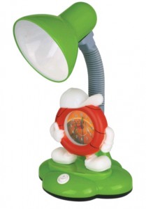 Свет-к н/стол Е27-max40W "Мяч-часы" жёлтый KD-388 C07 Camelion №03123