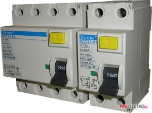 УЗО DEKraft 4п 40А С 300mA №02046