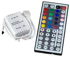 Контроллер-RGB 12/24V 72/144W 6А с пультом 44кн (радиус 5м) №07127