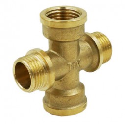 Крестовина лат 1/2" г/ш/г/ш TIM №11078