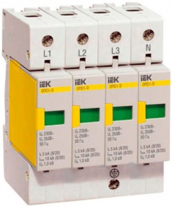 Ограничитель имп. перенапр. ОПС1-С 4п 400В 20-40кА TDM №07488