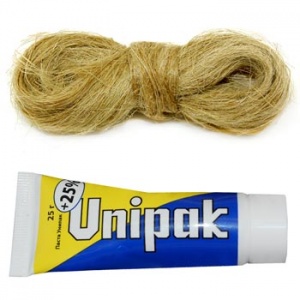 Комплект СантехПаста (паста 20г+лён 14г) вода,пар №03950