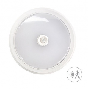 Свет-к св/диод накл круг 14W с д/дв 4000К IP40 d210мм IN HOME №04115