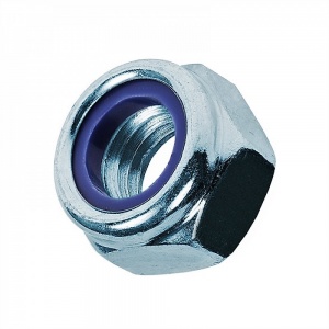 Гайка синий нейлон М20 DIN985-6 №09880