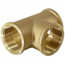 Тройник лат 3/4" НР TIM №11099