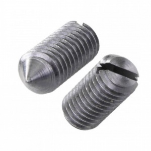 Винт установ пр.шлиц с заостр концом DIN 553 10х16 №09551