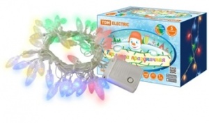 Гирлянда 50 св/диод "Шишки" мультиколор 8реж 5м IP20 TDM №03313